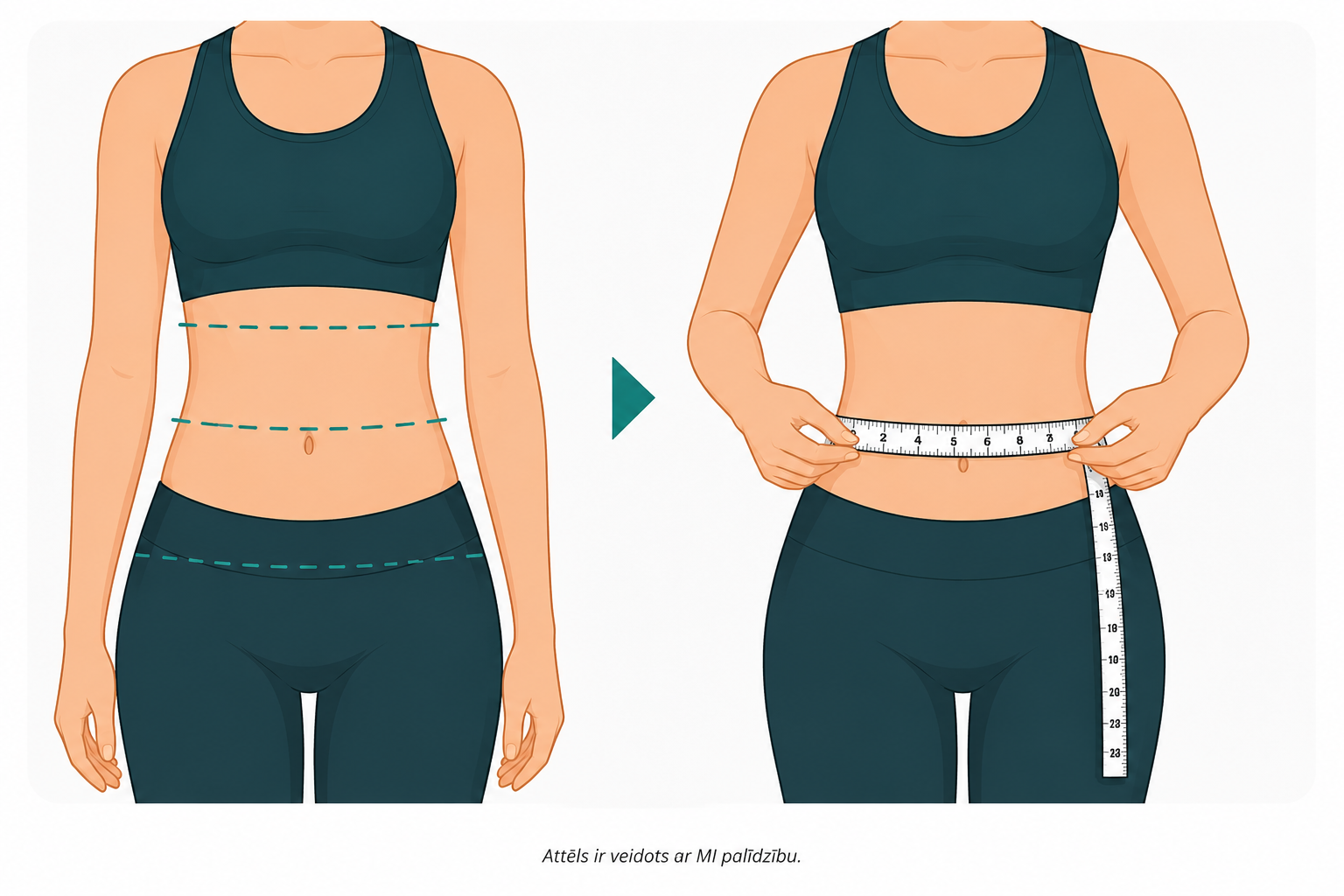 how to measure waist